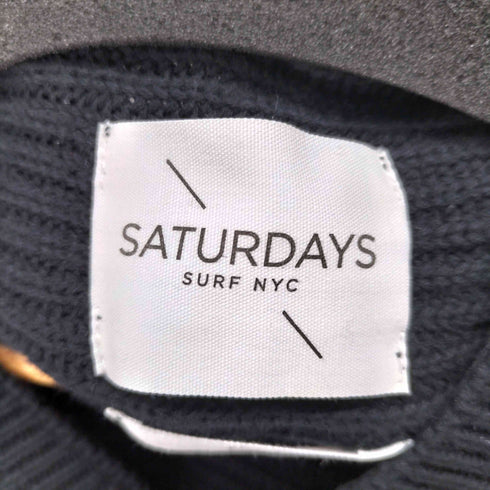 サタデーズサーフニューヨーク SATURDAYS SURF NYC クルーネックコットンニット メンズ import:S